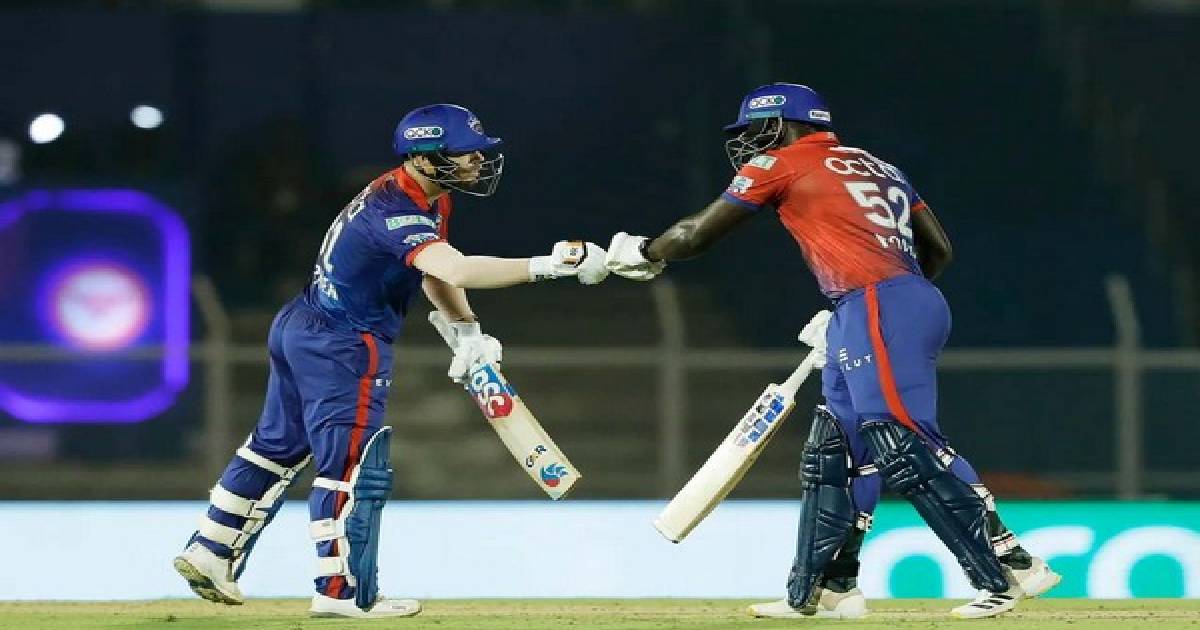IPL 2022: 122-run stand between Warner-Powell powers DC to 207/3 against SRH